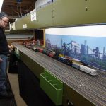 Brandon Otterstrom switching State Line Yard on the I&StL
